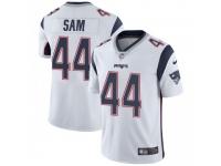 Limited Men's Christian Sam New England Patriots Nike Vapor Untouchable Jersey - White