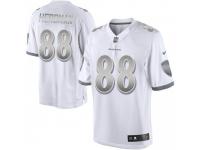 Limited Men's Cole Herdman Baltimore Ravens Nike Platinum Jersey - White