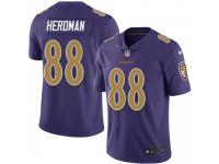 Limited Men's Cole Herdman Baltimore Ravens Nike Team Color Vapor Untouchable Jersey - Purple