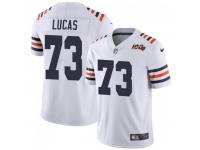 Limited Men's Cornelius Lucas Chicago Bears Nike Alternate Classic 100th Season Jersey - White