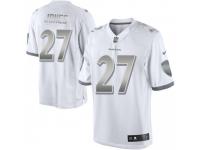 Limited Men's Cyrus Jones Baltimore Ravens Nike Platinum Jersey - White