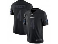 Limited Men's Dak Prescott Dallas Cowboys Nike Jersey - Black Impact Vapor Untouchable