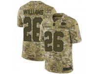 Limited Men's Damien Williams Kansas City Chiefs Nike 2018 Salute to Service Jersey - Camo
