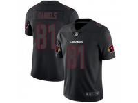 Limited Men's Darrell Daniels Arizona Cardinals Nike Jersey - Black Impact Vapor Untouchable