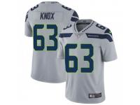 Limited Men's Demetrius Knox Seattle Seahawks Nike Alternate Vapor Untouchable Jersey - Gray