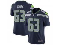 Limited Men's Demetrius Knox Seattle Seahawks Nike Team Color Vapor Untouchable Jersey - Navy