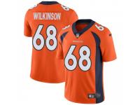 Limited Men's Elijah Wilkinson Denver Broncos Nike Team Color Vapor Untouchable Jersey - Orange