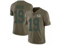 Limited Men's Equanimeous St. Brown Green Bay Packers Nike 2017 Salute to Service Jersey - Green