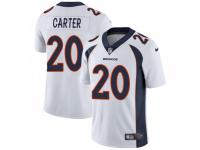 Limited Men's Jamal Carter Denver Broncos Nike Vapor Untouchable Jersey - White