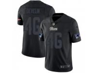 Limited Men's James Develin New England Patriots Nike Jersey - Black Impact Vapor Untouchable