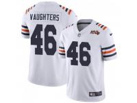 Limited Men's James Vaughters Chicago Bears Nike Alternate Classic 100th Season Jersey - White