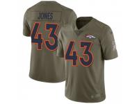 Limited Men's Joe Jones Denver Broncos Nike 2017 Salute to Service Jersey - Green