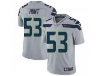 Limited Men's Joey Hunt Seattle Seahawks Nike Alternate Vapor Untouchable Jersey - Gray