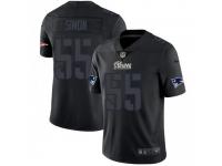 Limited Men's John Simon New England Patriots Nike Jersey - Black Impact Vapor Untouchable