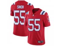 Limited Men's John Simon New England Patriots Nike Vapor Untouchable Alternate Jersey - Red