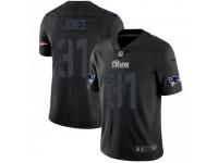 Limited Men's Jonathan Jones New England Patriots Nike Jersey - Black Impact Vapor Untouchable