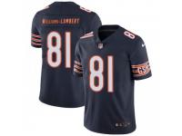 Limited Men's Jordan Williams-Lambert Chicago Bears Nike Team Color Vapor Untouchable Jersey - Navy