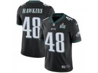 Limited Men's Josh Hawkins Philadelphia Eagles Nike Alternate Super Bowl LII Vapor Untouchable Jersey - Black