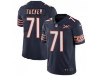 Limited Men's Marquez Tucker Chicago Bears Nike 100th Season Jersey - Navy