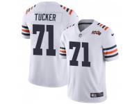 Limited Men's Marquez Tucker Chicago Bears Nike Alternate Classic 100th Season Jersey - White