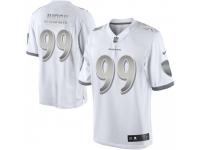 Limited Men's Matthew Judon Baltimore Ravens Nike Platinum Jersey - White