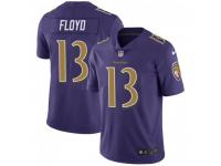 Limited Men's Michael Floyd Baltimore Ravens Nike Color Rush Vapor Untouchable Jersey - Purple