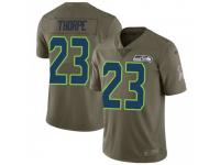 Limited Men's Neiko Thorpe Seattle Seahawks Nike 2017 Salute to Service Jersey - Green
