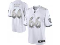 Limited Men's Patrick Vahe Baltimore Ravens Nike Platinum Jersey - White