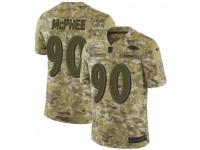 Limited Men's Pernell McPhee Baltimore Ravens Nike 2018 Salute to Service Jersey - Camo