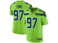 Limited Men's Poona Ford Seattle Seahawks Nike Color Rush Neon Jersey - Green