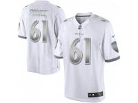 Limited Men's R.J. Prince Baltimore Ravens Nike Platinum Jersey - White