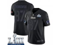 Limited Men's Rob Gronkowski New England Patriots Nike Super Bowl LIII Jersey - Black Impact Vapor Untouchable