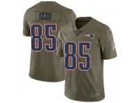 Limited Men's Ryan Izzo New England Patriots Nike 2017 Salute to Service Jersey - Green