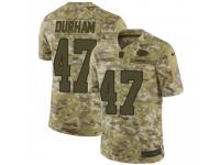 Limited Men's Step Durham Kansas City Chiefs Nike 2018 Salute to Service Jersey - Camo
