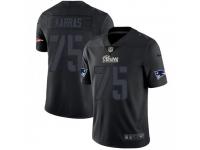 Limited Men's Ted Karras New England Patriots Nike Jersey - Black Impact Vapor Untouchable