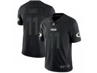 Limited Men's Trevor Davis Green Bay Packers Nike Jersey - Black Impact Vapor Untouchable