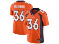 Limited Men's Trey Marshall Denver Broncos Nike Team Color Vapor Untouchable Jersey - Orange