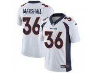 Limited Men's Trey Marshall Denver Broncos Nike Vapor Untouchable Jersey - White