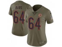 Limited Women's Alex Bars Chicago Bears Nike 2017 Salute to Service Jersey - Green
