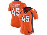 Limited Women's Alexander Johnson Denver Broncos Nike Team Color Vapor Untouchable Jersey - Orange