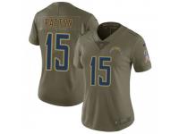 Limited Women's Andre Patton Los Angeles Chargers Nike 2017 Salute to Service Jersey - Green