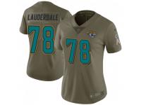 Limited Women's Andrew Lauderdale Jacksonville Jaguars Nike 2017 Salute to Service Jersey - Green
