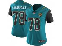 Limited Women's Andrew Lauderdale Jacksonville Jaguars Nike Vapor Untouchable Team Color Jersey - Teal