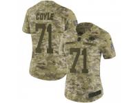Limited Women's Anthony Coyle Green Bay Packers Nike 2018 Salute to Service Jersey - Camo