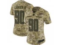 Limited Women's Anthony Lanier II Los Angeles Chargers Nike 2018 Salute to Service Jersey - Camo