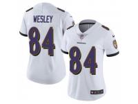 Limited Women's Antoine Wesley Baltimore Ravens Nike Vapor Untouchable Jersey - White
