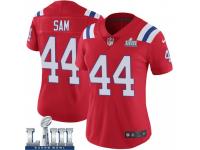 Limited Women's Christian Sam New England Patriots Nike Super Bowl LIII Vapor Untouchable Alternate Jersey - Red