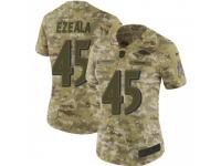 Limited Women's Christopher Ezeala Baltimore Ravens Nike 2018 Salute to Service Jersey - Camo