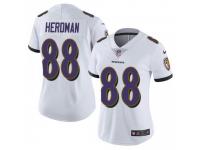 Limited Women's Cole Herdman Baltimore Ravens Nike Vapor Untouchable Jersey - White