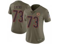 Limited Women's Cornelius Lucas Chicago Bears Nike 2017 Salute to Service Jersey - Green
